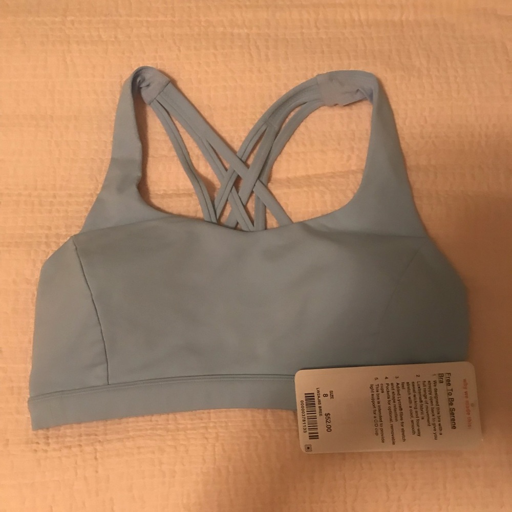LuluLemon Sports Bra, Size 8